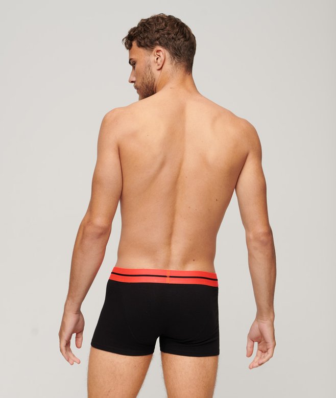 superdry Pack de tres calzoncillos de corte clásico de algodón orgánico Grandes ahorros