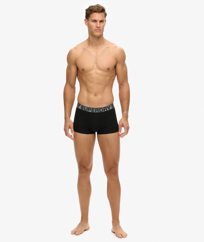 superdry Pack de tres calzoncillos de corte clásico de algodón orgánico Ofertas