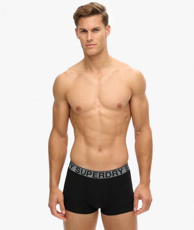 superdry Pack de tres calzoncillos de corte clásico de algodón orgánico Ofertas
