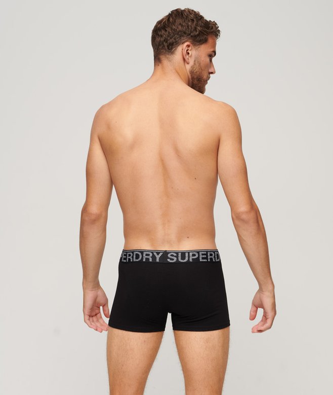 superdry Pack de tres calzoncillos de corte clásico de algodón orgánico Gran oferta