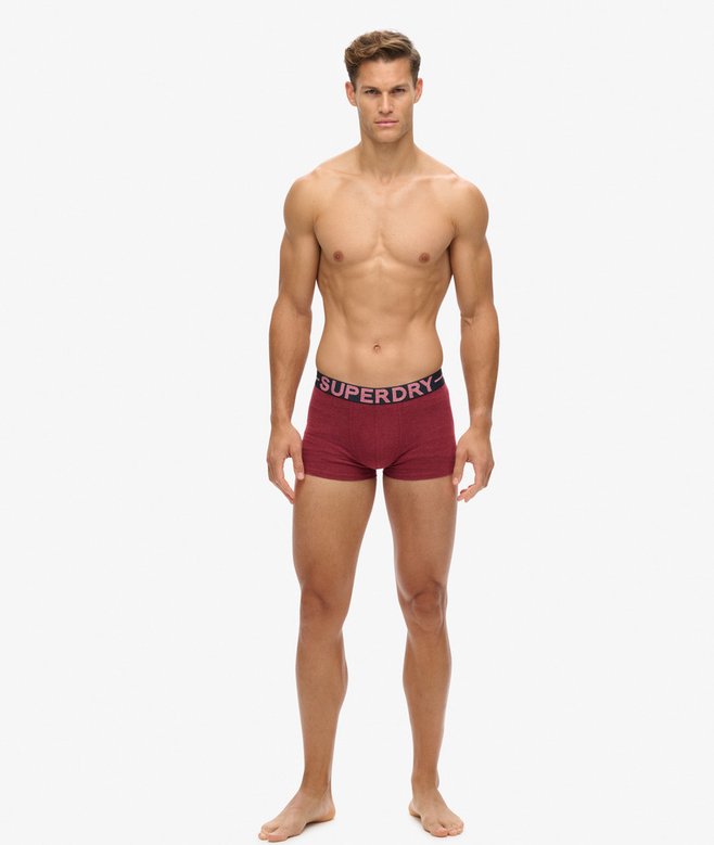 superdry Pack de tres calzoncillos de corte clásico de algodón orgánico Ventas relámpago