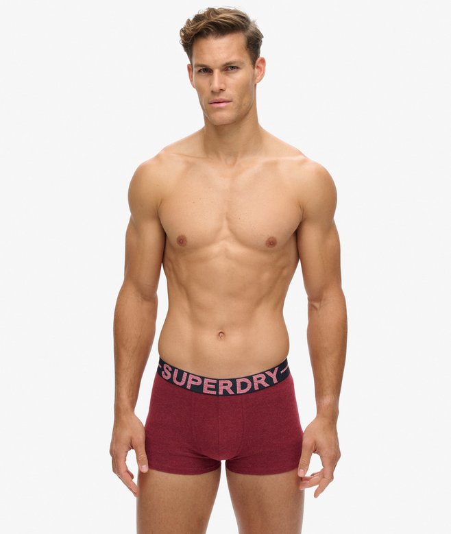 superdry Pack de tres calzoncillos de corte clásico de algodón orgánico Ventas relámpago