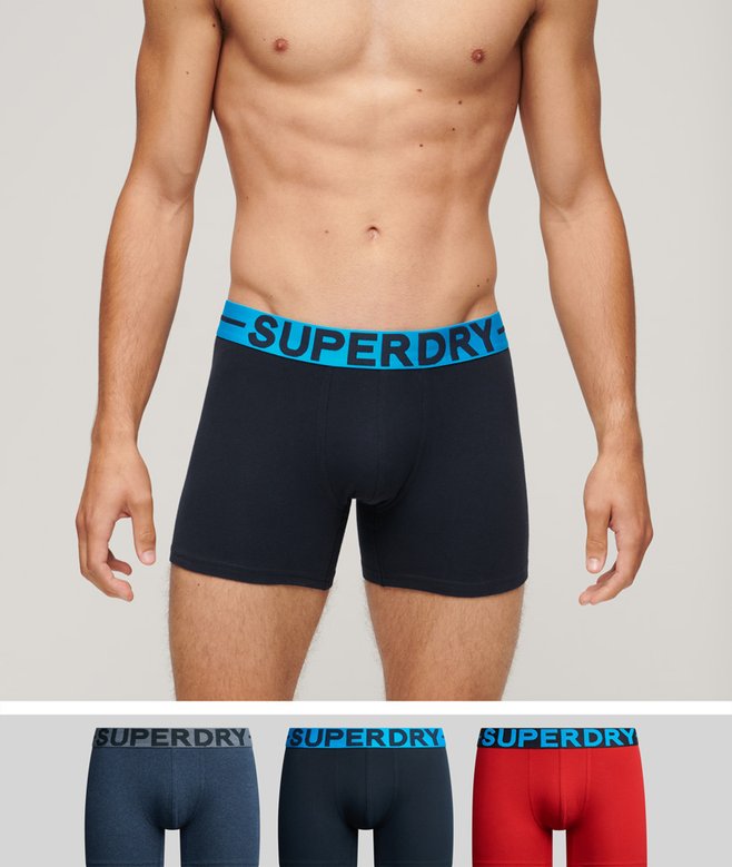 superdry Pack de 3 calzoncillos bóxer de algodón orgánico Descuento