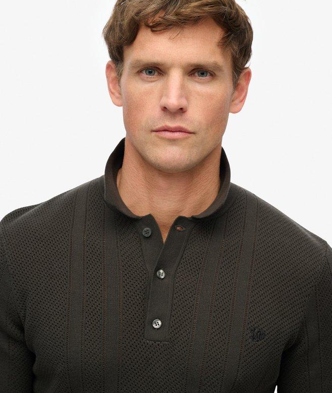 superdry Polo de punto texturizado de manga corta Promoción trimestral