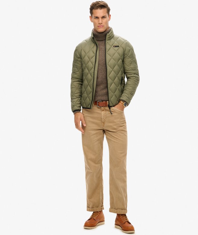 superdry Chaqueta acolchada con diseño de rombos Fuji Lite En oferta