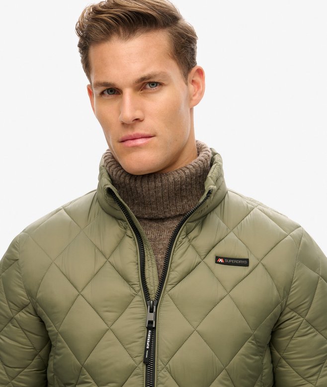 superdry Chaqueta acolchada con diseño de rombos Fuji Lite En oferta