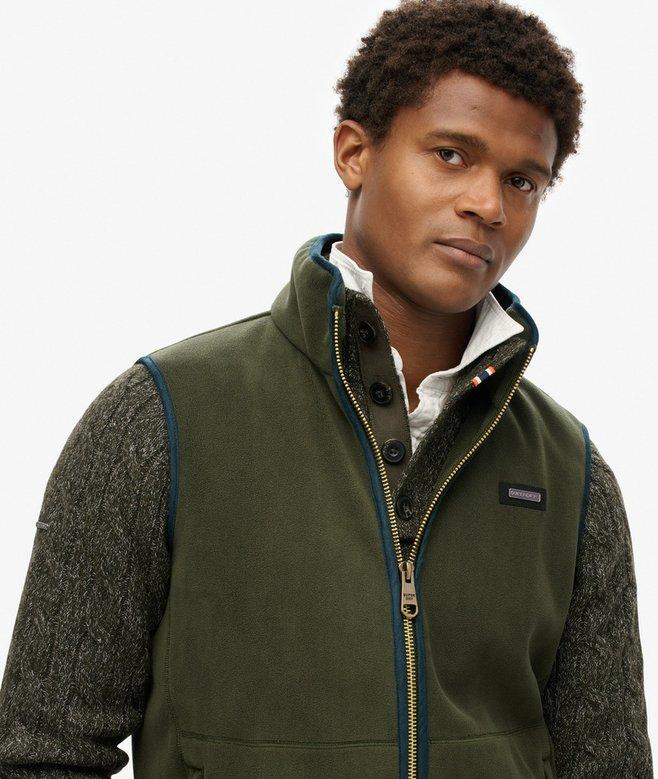 superdry Chaleco con forro polar Estate Última moda