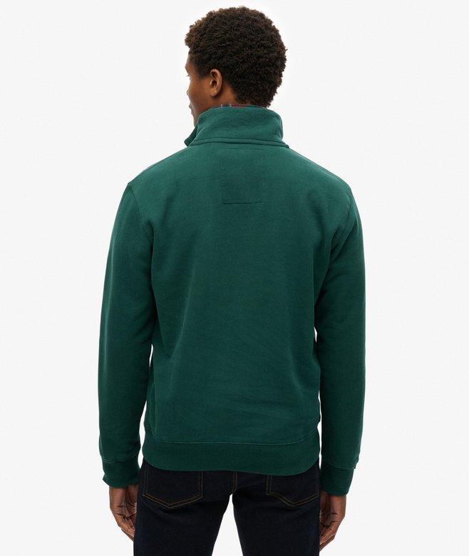superdry Sudadera con cuello panadero con logotipo Essential Descuento por venta flash