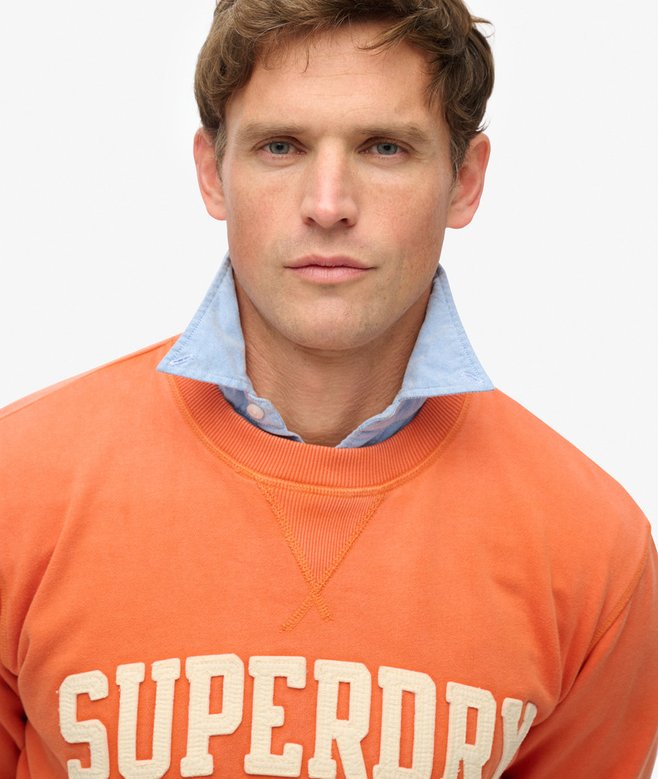 superdry Sudadera de cuello redondo Vintage Athletic Gran oferta
