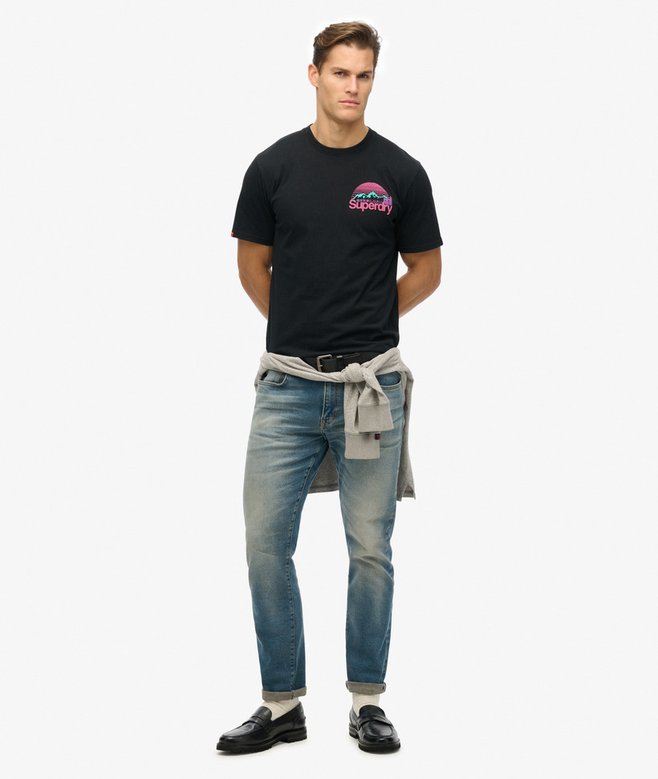 superdry Camiseta con logotipo Core Great Outdoors estampado en el pecho Rebajas baratas
