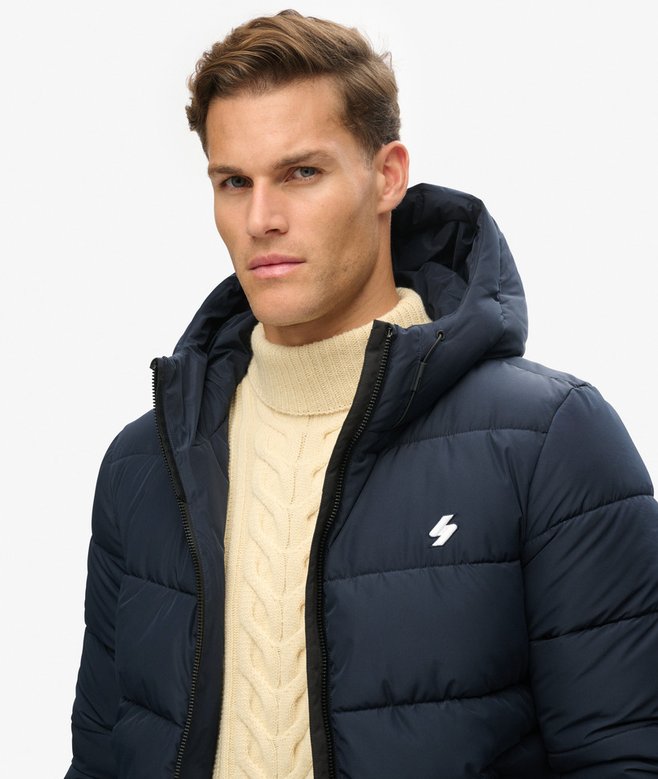 superdry Chaqueta acolchada con capucha Sports Descuento