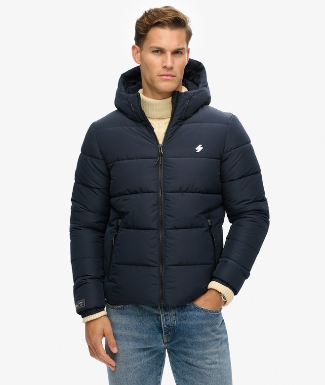 superdry Chaqueta acolchada con capucha Sports Descuento