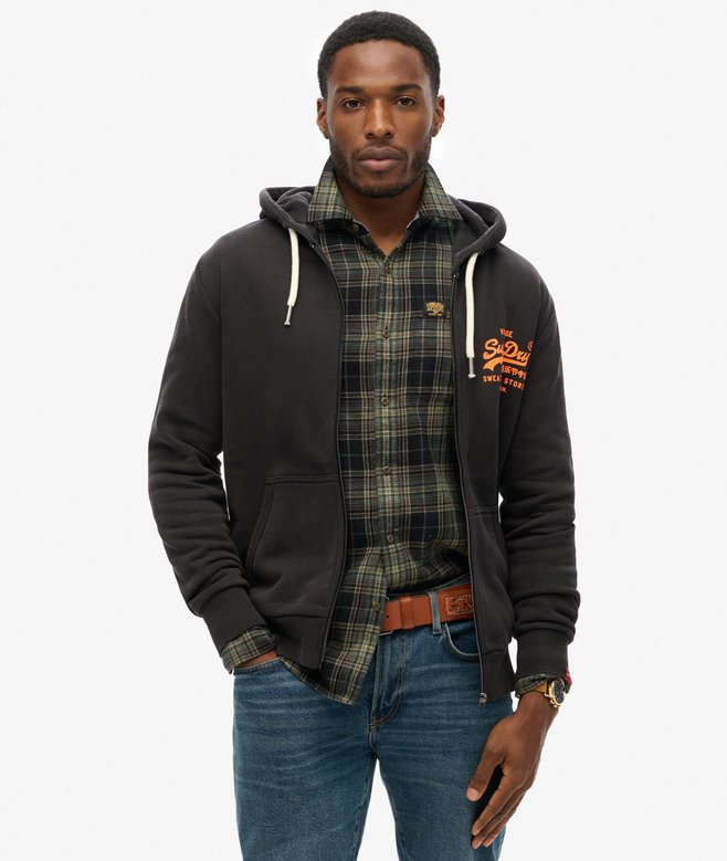 superdry Sudadera flúor con logotipo Vintage Logo Tienda