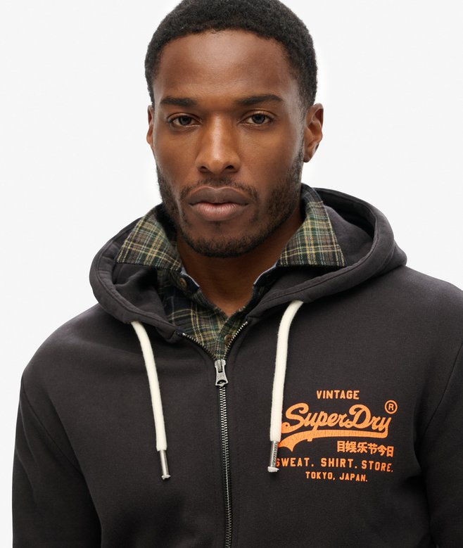 superdry Sudadera flúor con logotipo Vintage Logo Tienda