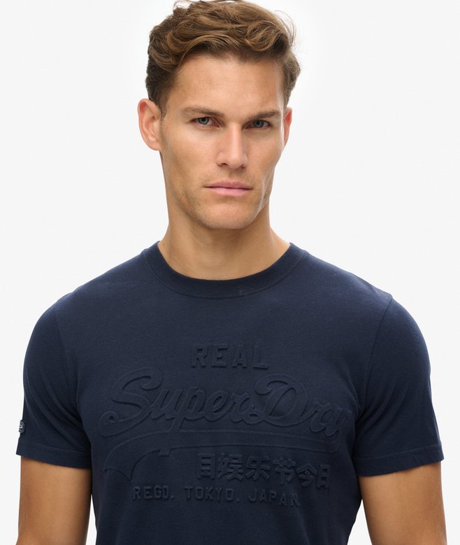 superdry Camiseta Vintage con logotipo en relieve Rebajas online