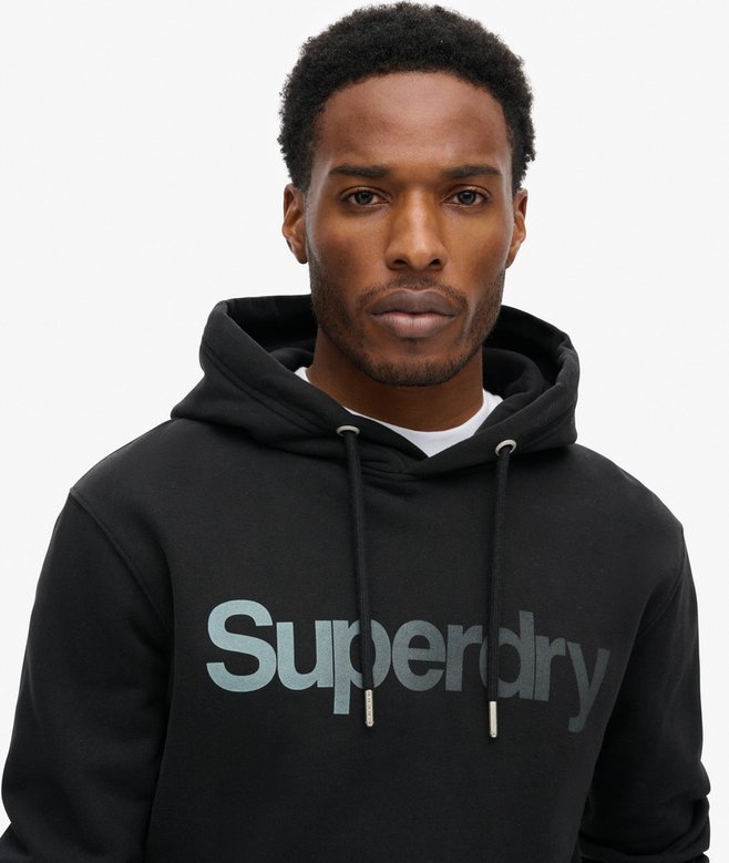 superdry Sudadera con capucha suelta con efecto descolorido y logotipo Core Últimos 3 días