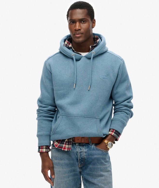 superdry Sudadera de algodón orgánico con capucha y logotipo Essential COMPRAR AHORA