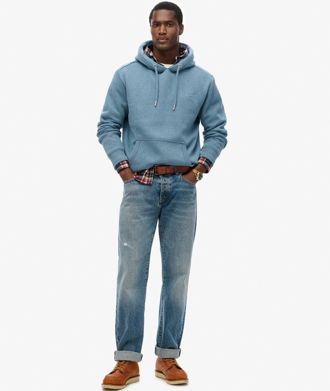 superdry Sudadera de algodón orgánico con capucha y logotipo Essential COMPRAR AHORA