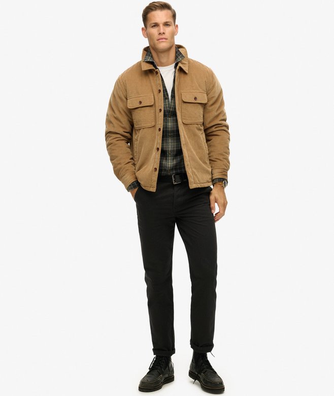 superdry Sobrecamisa de pana acolchada Surplus Últimos 2 días