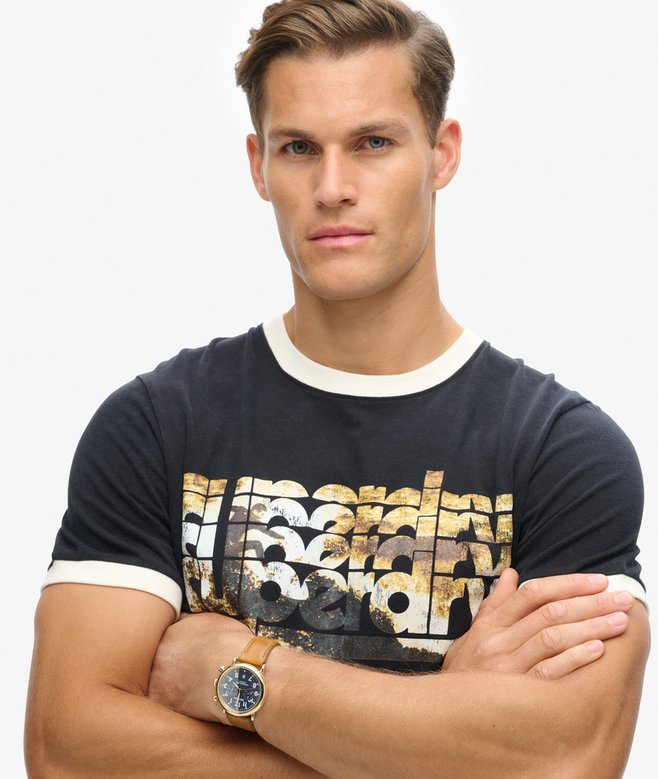 superdry Camiseta con logotipo Photographic Precio de fábrica