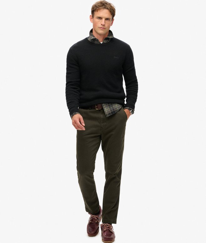 superdry Jersey de corte ajustado con cuello redondo Essential Solo hoy