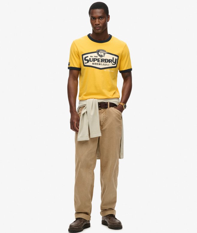 superdry Camiseta gráfica con logotipo Workwear Grandes descuentos