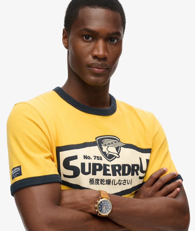 superdry Camiseta gráfica con logotipo Workwear Grandes descuentos