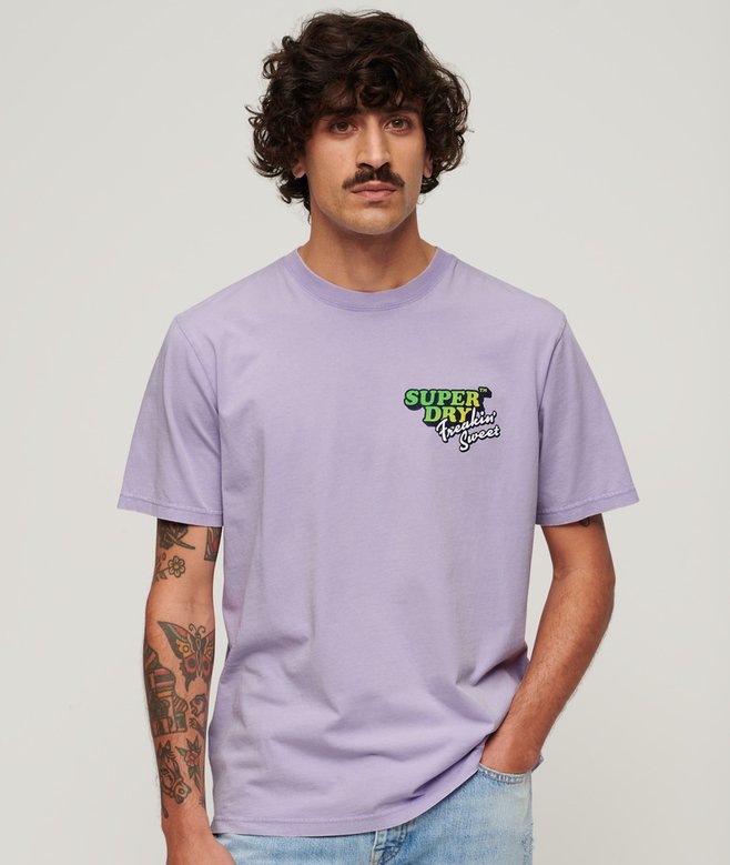 superdry Camiseta suelta Neon Travel En oferta