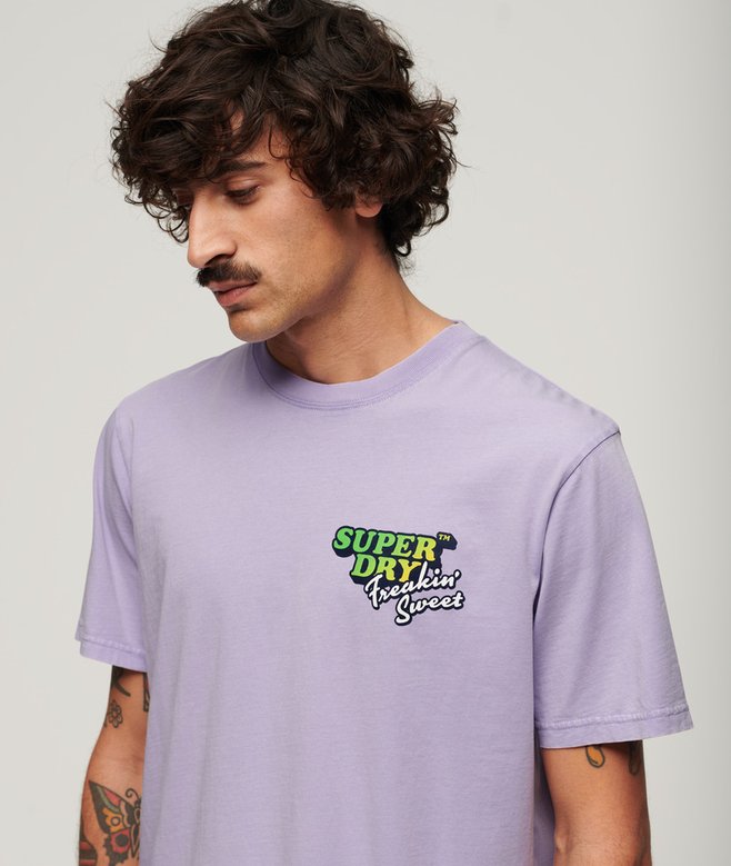 superdry Camiseta suelta Neon Travel En oferta