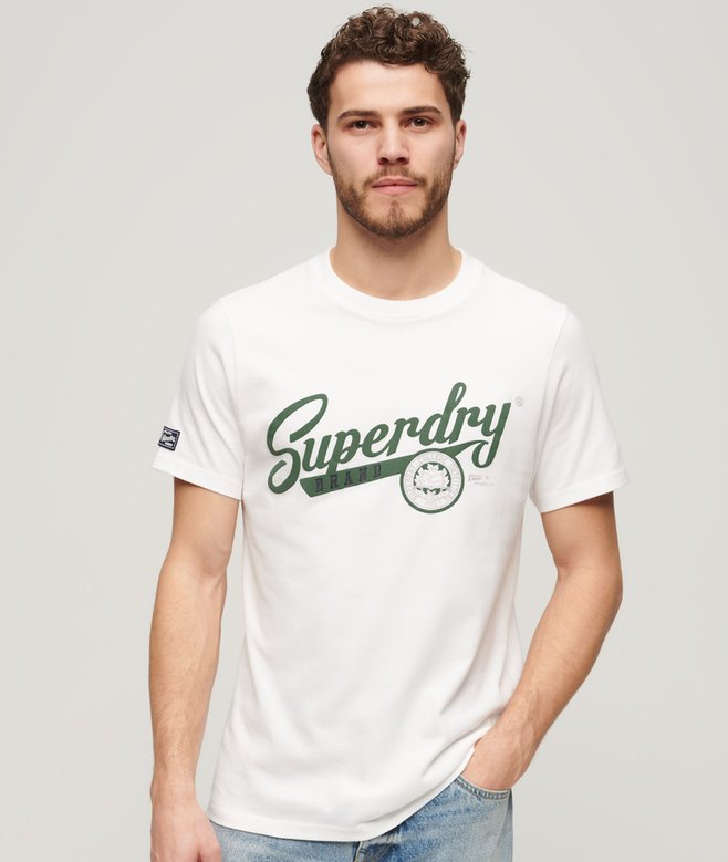 superdry Camiseta Vintage Scripted College Libre de impuestos