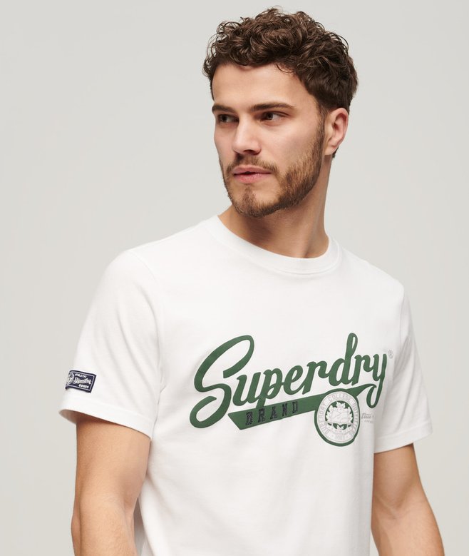 superdry Camiseta Vintage Scripted College Libre de impuestos