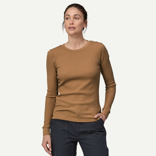 patagonia Camiseta Mujer Work Waffle Crew Liquidación
