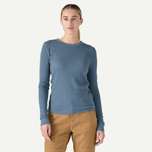 patagonia Camiseta Mujer Work Waffle Crew Mejor oferta
