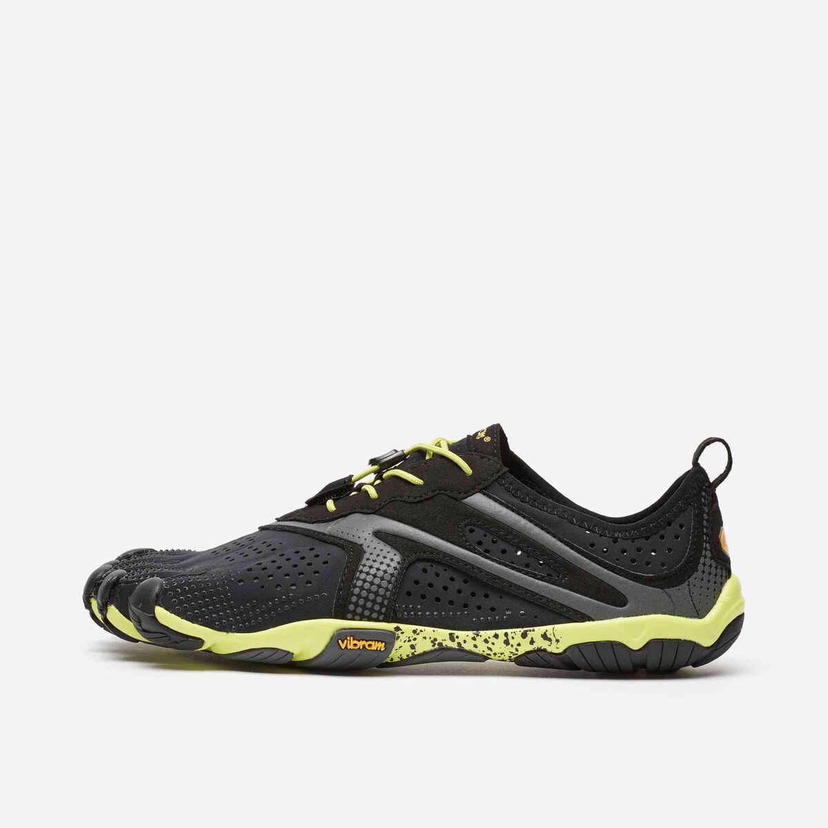 vibram V-Run Hombre Black / Yellow Limitado a 3 días